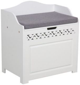 HTI-Line Sitztruhe Sitztruhe Miriam (Stück, 1-St, 1x Sitztruhe, ohne Deko), Mit Cut-Outs und Sitzpolster