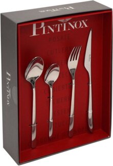 PINTINOX Besteck-Set Florence (24-tlg), 6 Personen, Edelstahl 18/10, spülmaschinengeeignet