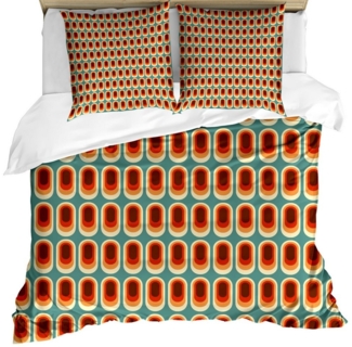 Abakuhaus Bettwäsche weicher Microfaserstoff Allergiker geeignet, kein Verblassen, Microfaser, Retro Vintage Mode-Ethno