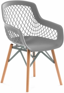 Stuhl Pure Style 2er-Set Grau