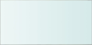 vidaXL Regalboden Glas Transparent 60x30 cm 243826