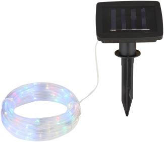 Globo LED Solar Lichtschlauch für Außen mit RGB Beleuchtung, Länge 4,9 Meter