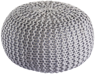 Amagohome Sitzhocker PREMIUM XXL Sitzhocker Pouf ø 55cm Strickpouf Indoor u. Outdoor - pf