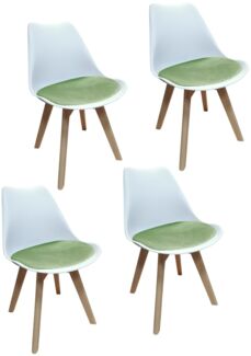 HTI-Living Esszimmerstühle im skandinavischen Stil 4er Set Design-Stühle mit.