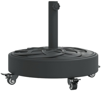 vidaXL Sonnenschirmständer mit Rollen für Ø38/48 mm Mast 27 kg Rund 4007979