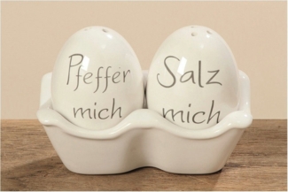BOLTZE GRUPPE GmbH Salz- / Pfefferstreuer Salz und Pfefferstreuer Porzellan 3tlg Set