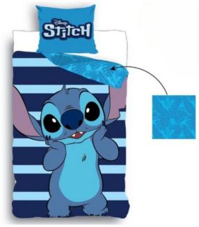 Lilo & Stitch Bettwäsche für kleine Fans – Blaues Design Wendebettwäsche 135x200 cm