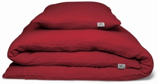 hutch&putch Bettwäsche Musselin Bettwäsche Set - 100% Bio-Baumwolle - Handmade in Germany, Baumwolle, wärmend - kuschelweich - atmungsaktiv - hochwertiger Reißverschluss