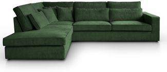 Beautysofa Ecksofa mit dekorativen Kissen PARMA, im modernes Design, klassische Polsterecke inklusive Wellenfedern