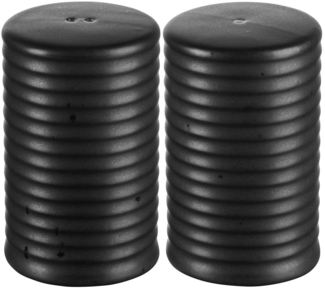 ASA SELECTION Salz- / Pfefferstreuer kitchen'art Salz-/Pfefferstreuer Set black 6,5cm, (Gewürzmühlen), Geschirr