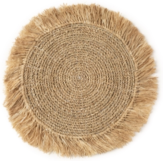 Das Platzdeckchen Aus Seagrass Und Bast - Natur - Natürlich - 45x45x1cm