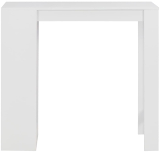 vidaXL Bartisch mit Regal Weiß 110 x 50 x 103 cm [280211]