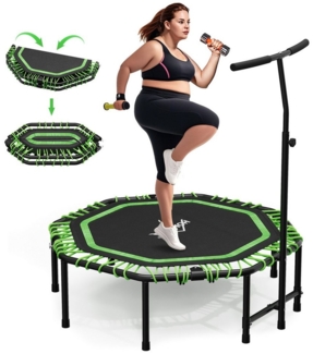 HOMELUX Fitnesstrampolin Trampolin klappbar, Tragfähigkeit 100kg, (Packung)