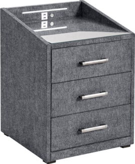 Nachtkommode MOON, anthrazit