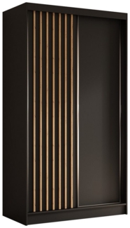 ALTDECOR Schiebetürenschrank LABELLO Vielseitiger Schwebetürenschrank Lamellen LED Beleuchtung