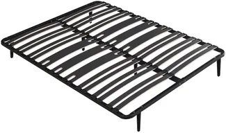 Vente-unique - CERRISI Lattenrost und Bettrahmen Metall Schwarz - B 3 cm138 cm x H 25 cm5 cm x L 12 cm188 cm