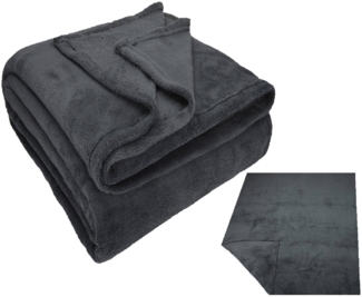 Wohndecke Kuscheldecke Fleecedecke Teddy XXL 150x200 cm, Betz, Sofadecke Decke Couch