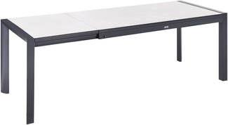 Ausziehbarer Gartentisch BINASCO 160 220 cm 90 cm Beige