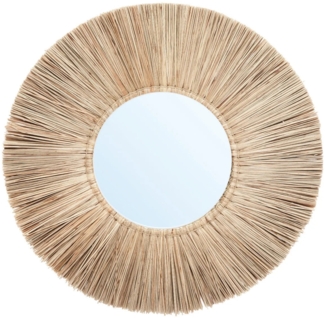 Der Alang Alang Spiegel - Natur - L - Natürlich - 50x50x5cm