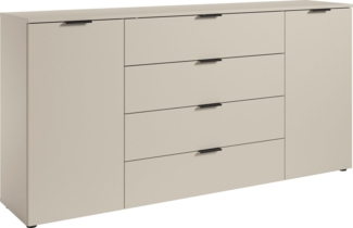 HBZ Sideboard Linz Kommode, BxHxT 180 x 90 x 40 cm (1 St), Breite 180cm,Lip-Griff, Melaminbeschichtung