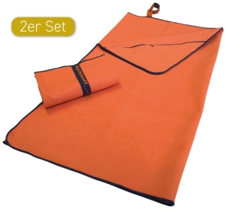 Dyckhoff Sporthandtuch Mikrofaser Sporttuch, Microfaser (2-St), auch als 2er Set erhätlich