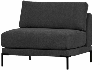 Modulsofa Couple Loveseat Element, Dunkelgrau