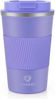 CS COSDDI Thermobecher Isolierbecher Edelstahl Travel Mug 13oz Vakuum
