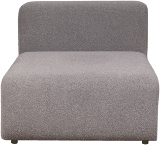 Sofa-Modul Suldal Sitzelement Webstoff Grau [en. casa]