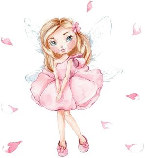 Kids Collective Kinderbett 70x140 / 80x160 cm Komplettset mit Matratze & Schublade (Bett für Jungen und Mädchen, Einzelbett für Kinder von 2 - 10 Jahren), komplettes Set mit Prinzessin Motiv für Jungen und Mädchen 70x140 cm