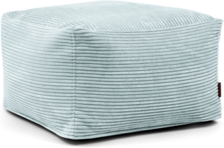 Sitzsack ‘Softbox‘, Bezugstoff - Waves, 100% Polyester, Mint, 40x70x70 cm.