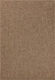 Bombay Abstrakter Teppich 100 x 300 cm Acryl - naturgarn Braun 88779331 [en. casa]