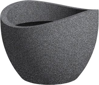 Scheurich Übertopf Wave Globe Serie 250 schwarz granit Ø 50 cm