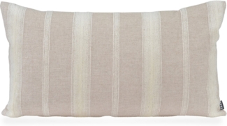 H.O.C.K. Dekokissen Collin, Sofakissen inkl. Füllung, 70x40cm, Dekokissen Streifen, natur