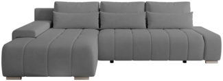 storez24 Ecksofa Bloom, mit Bettkasten und Schlaffunktion, L-Form, bequem