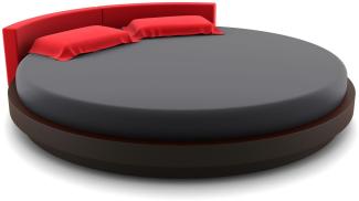 BettwarenShop Rundes Jersey Spannbettlaken Multi-Stretch|200 - 230 cm rund| titanium