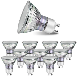 Nettlife LED-Leuchtmittel GU10 LED Warmweiss 3.5W Leuchtmittel, GU10, 10 St, Warmweiß, Abstrahlwinkel 110° Spot