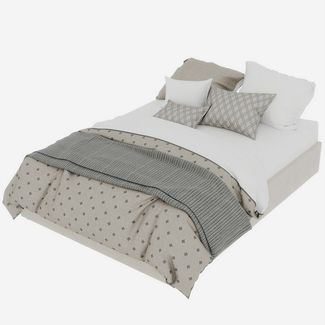 BlingBin Polsterbett Kinderbett Jugendbett (1-tlg, mit großzügigem Stauraum), 140 x 200 (ohne Matratze und Kopfteil)