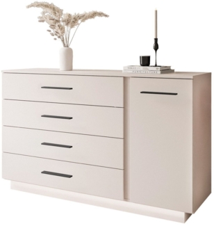 yourhouse24 Kommode LUNA II Sideboard 1D4S mit LED Beleuchtung