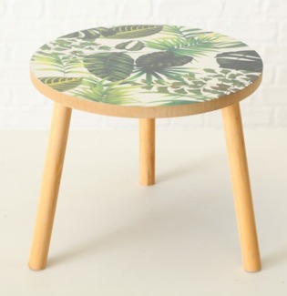 Boltze Blatt Tisch grün 26 cm