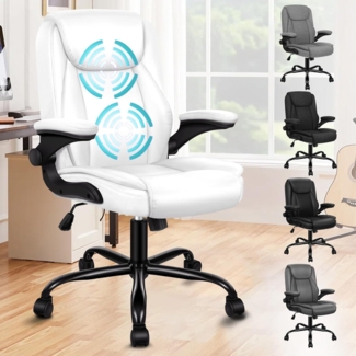 Massagebürostuhl, Schreibtischstuhl, Mittlere Rückenlehne, 150 kg