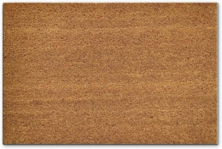 Amagohome Fußmatte Fußmatte Kokosmatte Fußabtreter Schmutzfangmatte viele Größen rutschfe, rechteckig, Höhe: 2 mm