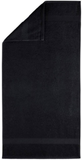 Diamant Duschtuch 70x140cm schwarz 450g/m² 100% Baumwolle