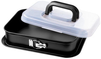 Kaiser Springform Inspiration mit Haube 35 x 24 x 11 cm schwarz