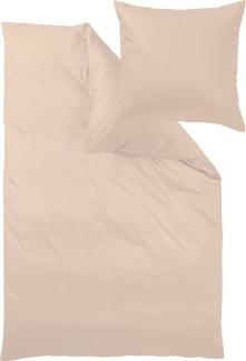 Bauer Uni - Mako-Satin 135x200 + 80x80 cm,3529 beige