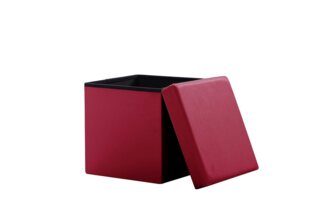 Zedelmaier Sitzbank Sitzbaenk mit Stauraum Sitzhocker Fußbank,Aufbewahrungsbox faltbar (ZD38PVC), Belastbar bis 300 kg, Spielzeugtruhe mit Stauraum, Deckel abnehmbar