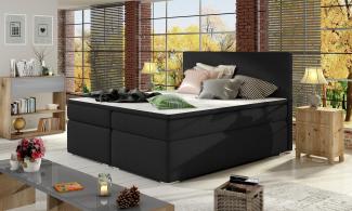 Divalo 140X200, Boxspring Bett, Schwarz