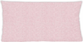 biberna Melange-Flanell Kissenbezug 0840500 MELANGE UNI, hellrosa, 1x 40x80 cm