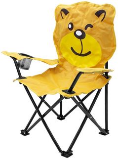 Spetebo Campingstuhl Kinder Campingstuhl mit Getränkehalter (Stück, 1 St), Garten Kinderstuhl faltbar mit Tragetasche