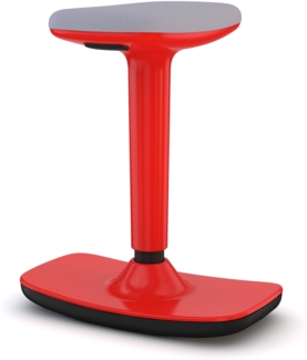 ASSMANN Steh-Sitzhocker Bari Rot 44x24x53cm Kunststoff