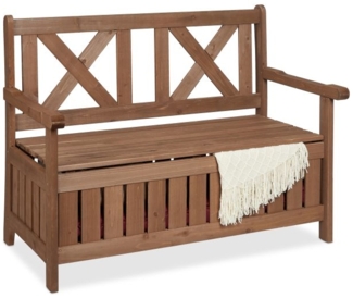 Gartenbank mit Stauraum